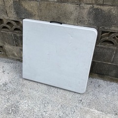 FIELDOOR 折りたたみ テーブル 二つ折り アウトドアの画像