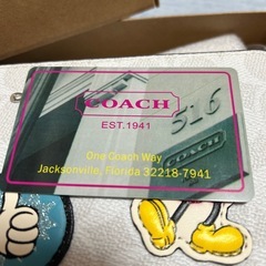 🉐大SALE‼️新品coachコーチ　ミッキー長財布の画像