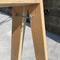 自作 DIY 折りたたみ 作業台 テーブルの画像