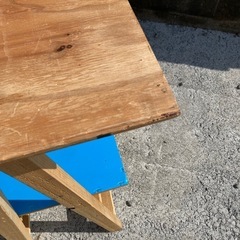 自作 DIY 折りたたみ 作業台 テーブルの画像