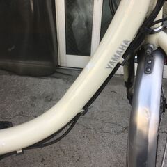 地域限定送料無料　ヤマハ　パス　シオン　12,3AH　小径車　白②　アシスタ　ビビLU　神戸市　電動自転車　の画像