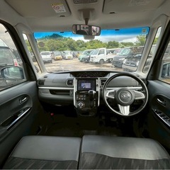 【支払総額22.8万円】h27年式中期型タントカスタムRSターボ車検令和9年7月内外装良好 純正８インチナビ フリップダウン 試乗可能！相場よりかなり安い♩の画像