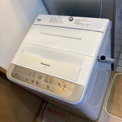 全自動洗濯機 Panasonic・2016年式・6kg用・NA-F60B9・『美品』・冷蔵庫 / ｵｰﾌﾞﾝﾚﾝｼﾞ等とのｾｯﾄ購入の