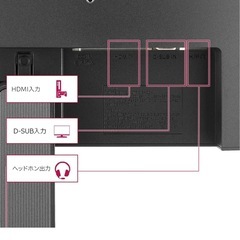 新品未使用　パソコンモニター23.8インチ　
24MR400-B 23.8インチ LG モニターの画像