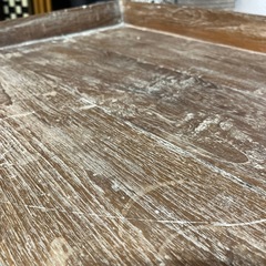 作業台　展示台　木製　アンティーク調テーブルの画像
