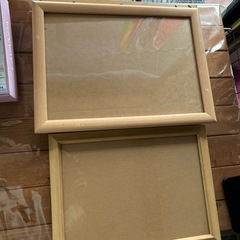 短期投稿　ガラス木製額縁6枚セットの画像