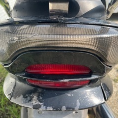 【ジャンク】YAMAHA マジェスティ125 実働 フロント外装大破 レストア ベース車両 部品取り 社外品マフラー 125cc 現状販売 場内走行確認済の画像