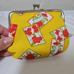 [新品]花札柄がま口の画像