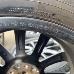 美品 バリ山溝 Team Sparco 235/60R18 冬タイヤ付4本セットの画像