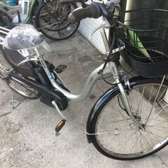 地域限定送料無料　ヤマハ　パス　ウィズ　2020年　12,3AH　子供乗せ　シルバー　アシスタ　ビビ　神戸市　電動自転車　の画像