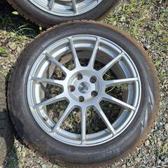 【全国配送可】18インチ【タイヤ付き】235/50R18☆8.5J☆TECMAG☆5-112☆バリ山☆アウディ Q3、VW、フォルクスワーゲン☆ティグアン、Q3RSの画像