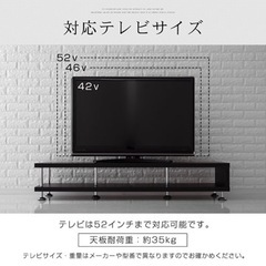 【150cm･ﾎﾜｲﾄ】テレビ台・テレビローボード　魅せる収納の画像