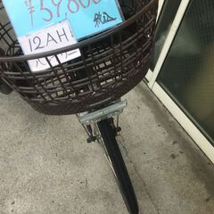 地域限定送料無料　ブリヂストン　アシスタ　12,3AH　子供乗せ　パープル　パスウィズ　ビビDX　神戸市　電動自転車　の画像