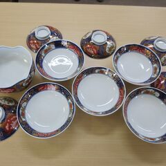 （豊中市・伊丹市 市民限定）和食器蓋丼5個セットと大鉢（豊中市伊丹市クリーンランド・リユース品）管理番号250708の画像