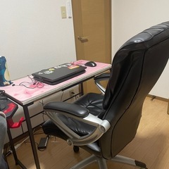 ゲームやリモートワークに‼️デスクチェア ワークチェアの画像