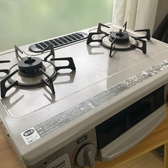  値下げしました！　【札幌市内近郊限定】リンナイ ガスコンロ LPガス グリル未使用　左強火の画像