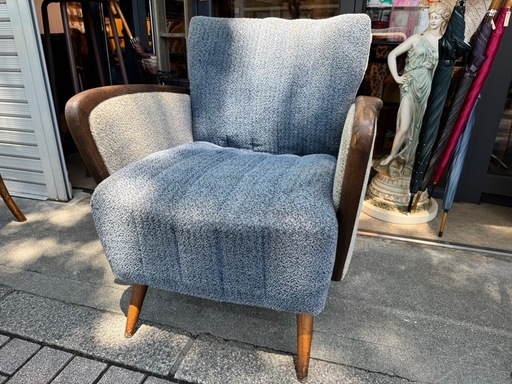 ✨ジモティー価格✨B5016【デンマーク製】ビンテージ ファブリックソファ