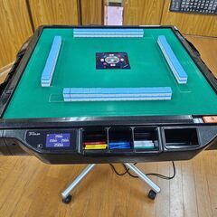 本日23日限定特価【◎動作良好◎】アモス全自動麻雀卓 点数表示付　 AMOS JP-EX COLOR　折りたたみ式の画像