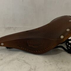 BROOKS ブルックス 自転車 サドル レザーサドル カラー: ブラウン系 現状品の画像