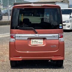 【自社ローン】★保証人なし★全国対応★タント　カスタムRS★オレンジ★ナビ付き★車検R8/11の画像
