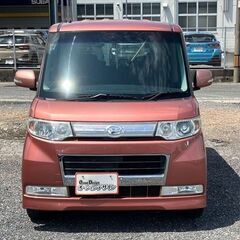 【自社ローン】★保証人なし★全国対応★タント　カスタムRS★オレンジ★ナビ付き★車検R8/11の画像