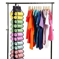 タオル Tシャツ　収納 ハンガー ウォークイン ミニマリストの画像