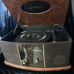 DENON 音聴箱 卓上型レコードプレーヤー 木目 GP-S30の画像