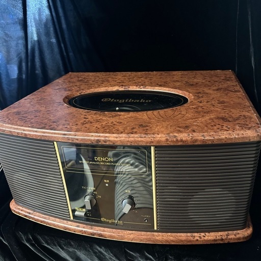 DENON 音聴箱 卓上型レコードプレーヤー 木目 GP-S30