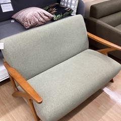 【トレファクマーケット久喜店】EAST WOOD　2人掛けソファー
