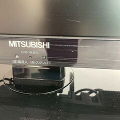 【MITSUBISHI】 三菱 液晶カラーテレビ LCD-19LB10 19インチ 動作確認済 REAL 2011年製 ブラック 生活家電 液晶テレビ A0078の画像