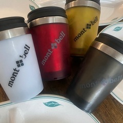 アウトドアに最適‼️モンベルタンブラー×4 プレート×4セットの画像
