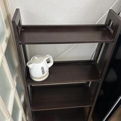 オープンラック　本棚　ブラウンの画像