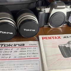カメラと望遠とカバン等セットの画像