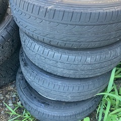 13インチアルミホイールと夏タイヤ 4本セットの画像