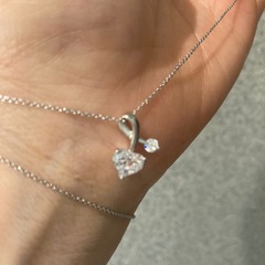 ピュアデイズ ネックレス シルバー925 キュービック ネックレスジルコニア ジュエリーの画像