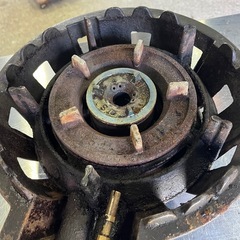 業務用鋳物コンロ LPガス用バーナー ガスホース付きの画像