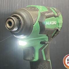 【引き取り限定】【中古品】HiKOKI ハイコーキ WH14DB コードレスインパクトドライバ 最大締付トルク:167N・m  バッテリー(14.4V/3.0Ah)×1・充電器・ケース付の画像
