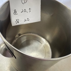ステンレス製寸胴3点の画像