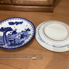 中華大絵皿 直径31cm x2枚セット の画像