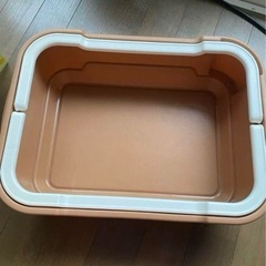 籠　ボンビアルコン バンビ　リニューアルし つける　トイレ C-S ブラウン　猫　猫用トイレ ポータブル　小物入れ　収納　猫用トイレ  ポータブル　小物入れ　ガーデンファニチャー ガーデン雑貨　の画像