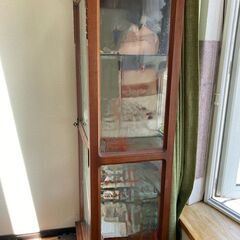 コレクションボード　キャビネット　飾り棚　極上品！！の画像