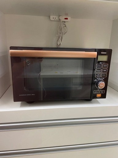 TWINBIRD電子レンジ:2017年製【リサイクルフカツ岡崎倉庫店】250716NA-23