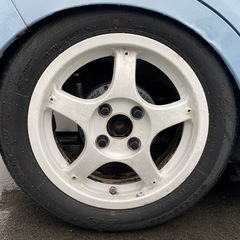 レイズ RAYS GARCIA CAL CHOPPY 14+5J +45 155/65/14 の画像
