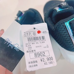 新品17cm女の子スニーカーの画像
