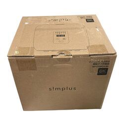 simplus 4合炊きマイコン式 炊飯器 SP-OCMC4-BK ブラック 箱有 中古の画像