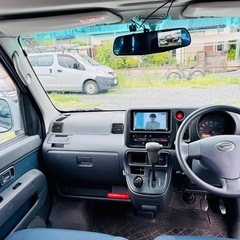 ターボ 走行9.6万km PW キーレス 4AT ETC ハイゼット 車検1年 電動ミラー ワンセグ カーナビ ドラレコ Bカメラの画像