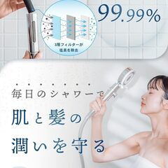 【新品・未使用】シャワーヘッド マイクロナノバブル 節水シャワーヘッドの画像