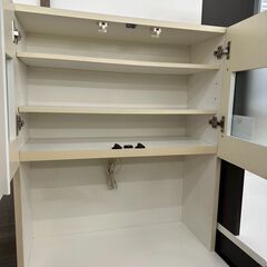 ★リユースのサカイ高崎店★TJ12250  レンジボード 白 H176×D41×W80 クリーニング済みの画像