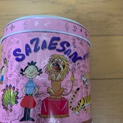 サザエさん缶ケースの画像