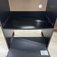 ★リユースのサカイ高崎店★TJ12255  食器棚 黒 H160×D39.5×W60 クリーニング済みの画像